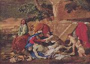 Nicolas Poussin Beweinung Christi painting